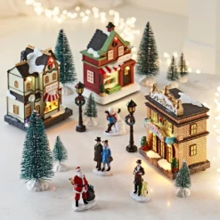 Christmas Market Scene - 17 Piece Set