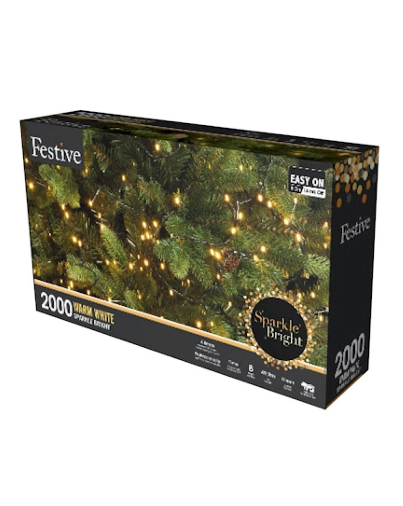 Warm White Sparkling String Lights 4 Warm White Sparkling String Lights - Image 2