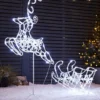 Outdoor Reindeer And Sleigh - 1m -Yankee Candle Sales Shop x01dn657500s