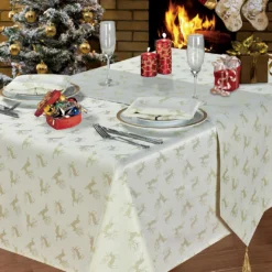 Reindeer Tablecloth -Yankee Candle Sales Shop x01pd437501s