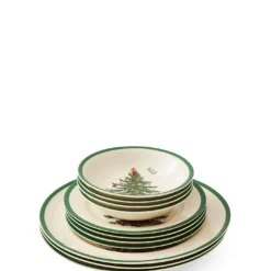 Spode Christmas Tree 12 Piece Dinner Set -Yankee Candle Sales Shop x01uh052853s