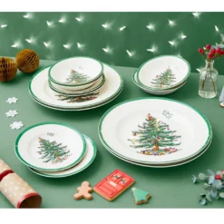 Spode Christmas Tree 12 Piece Dinner Set -Yankee Candle Sales Shop x01uh052855s