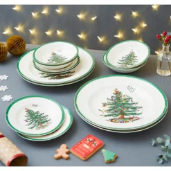 Spode Christmas Tree 12 Piece Dinner Set -Yankee Candle Sales Shop x01uh052858s