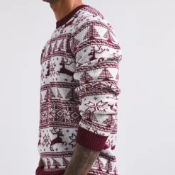 Red Reindeer Fairisle Jumper -Yankee Candle Sales Shop x08al440737w