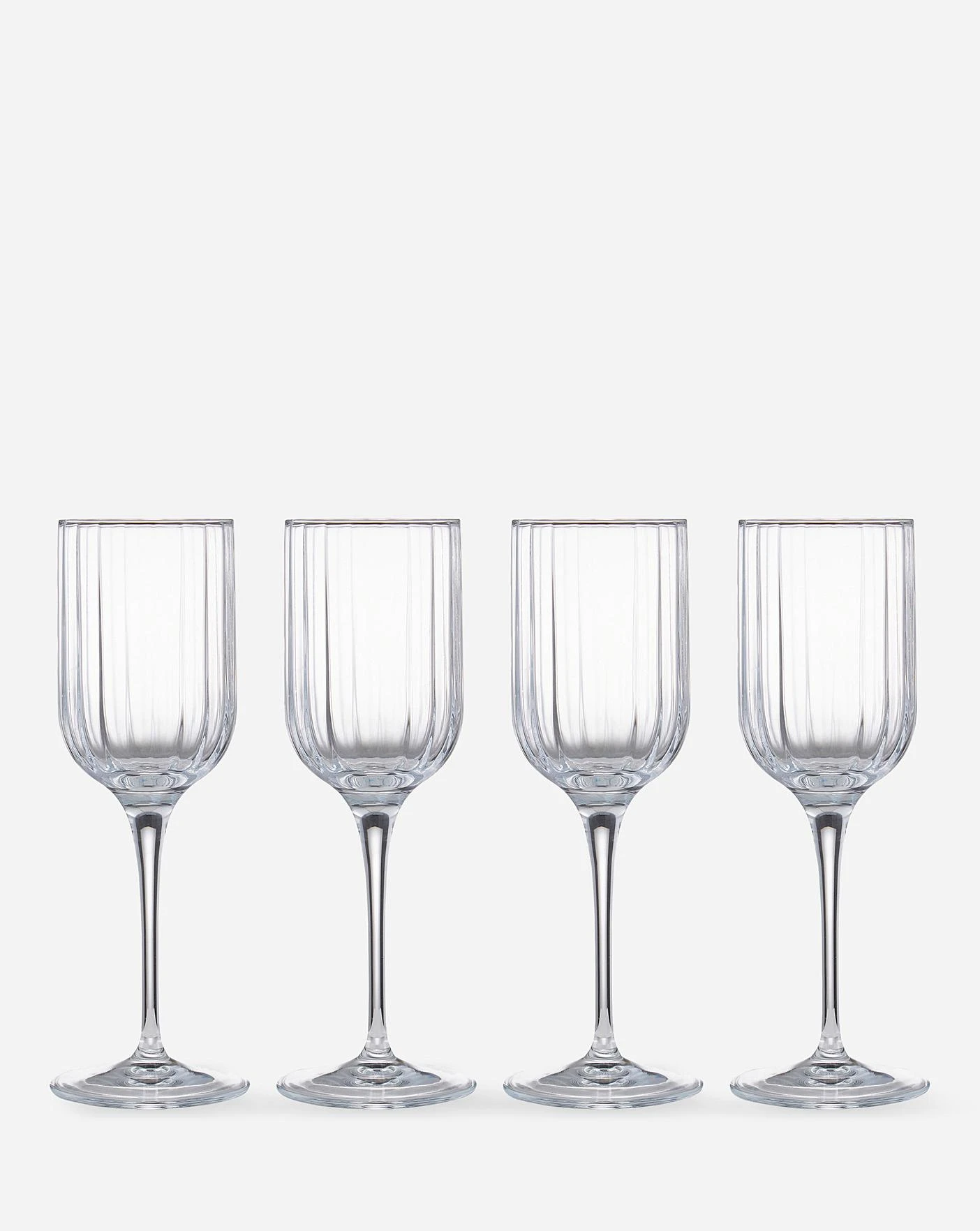 Luigi Bormioli Bach White Wine Glasses Set Of Four 4 Luigi Bormioli Bach White Wine Glasses Set Of Four - Image 2