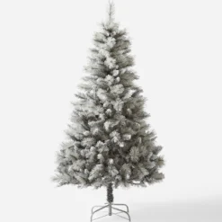 Pre-Lit Grey Glitter Christmas Tree -Yankee Candle Sales Shop z01cg113501s