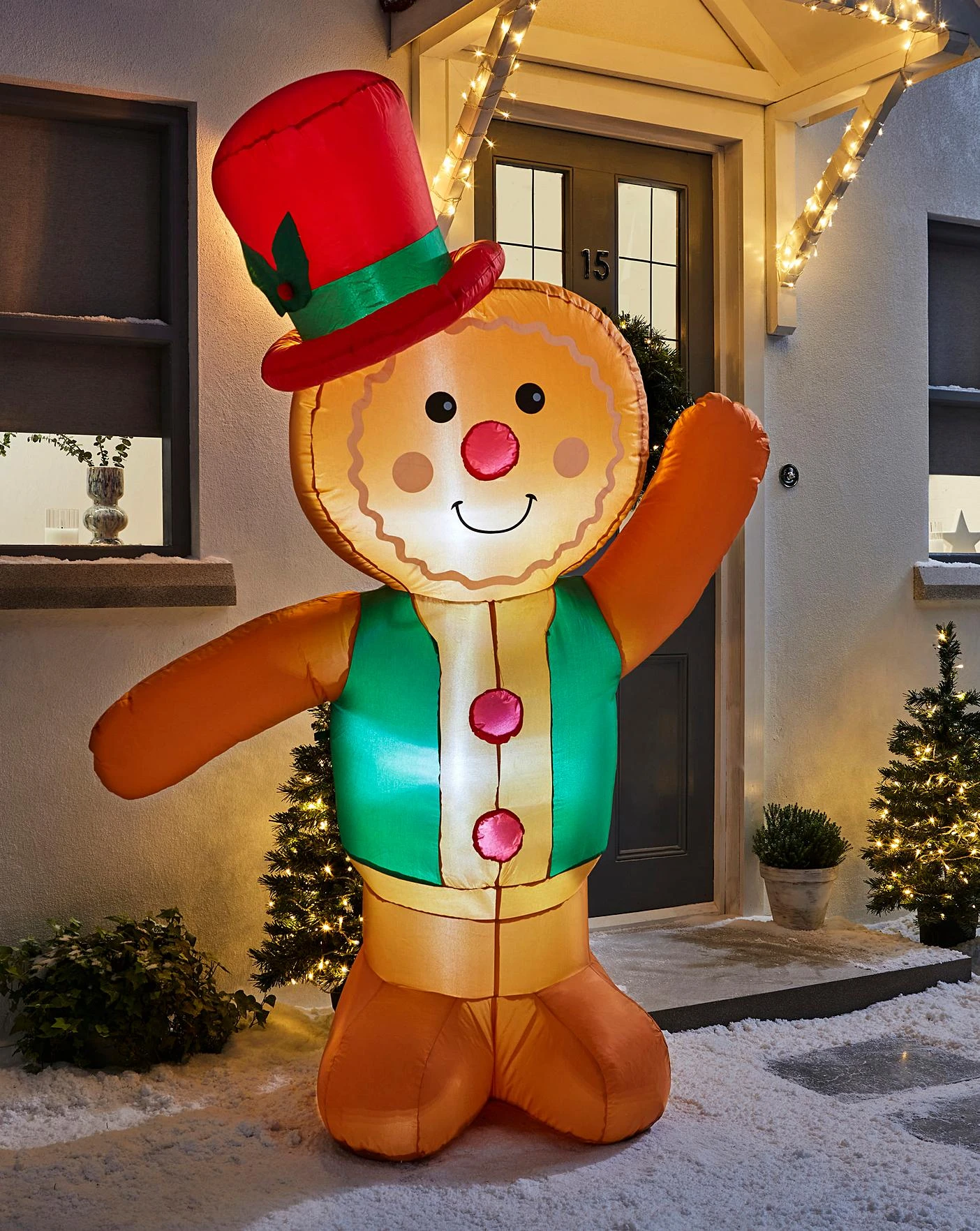 Inflatable Gingerbread - 1.8m 3 Inflatable Gingerbread - 1.8m