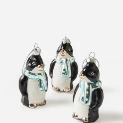 Glass Penguin Baubles - Set Of 6 -Yankee Candle Sales Shop z01cg724501s