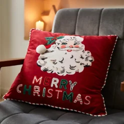 Retro Santa Cushion