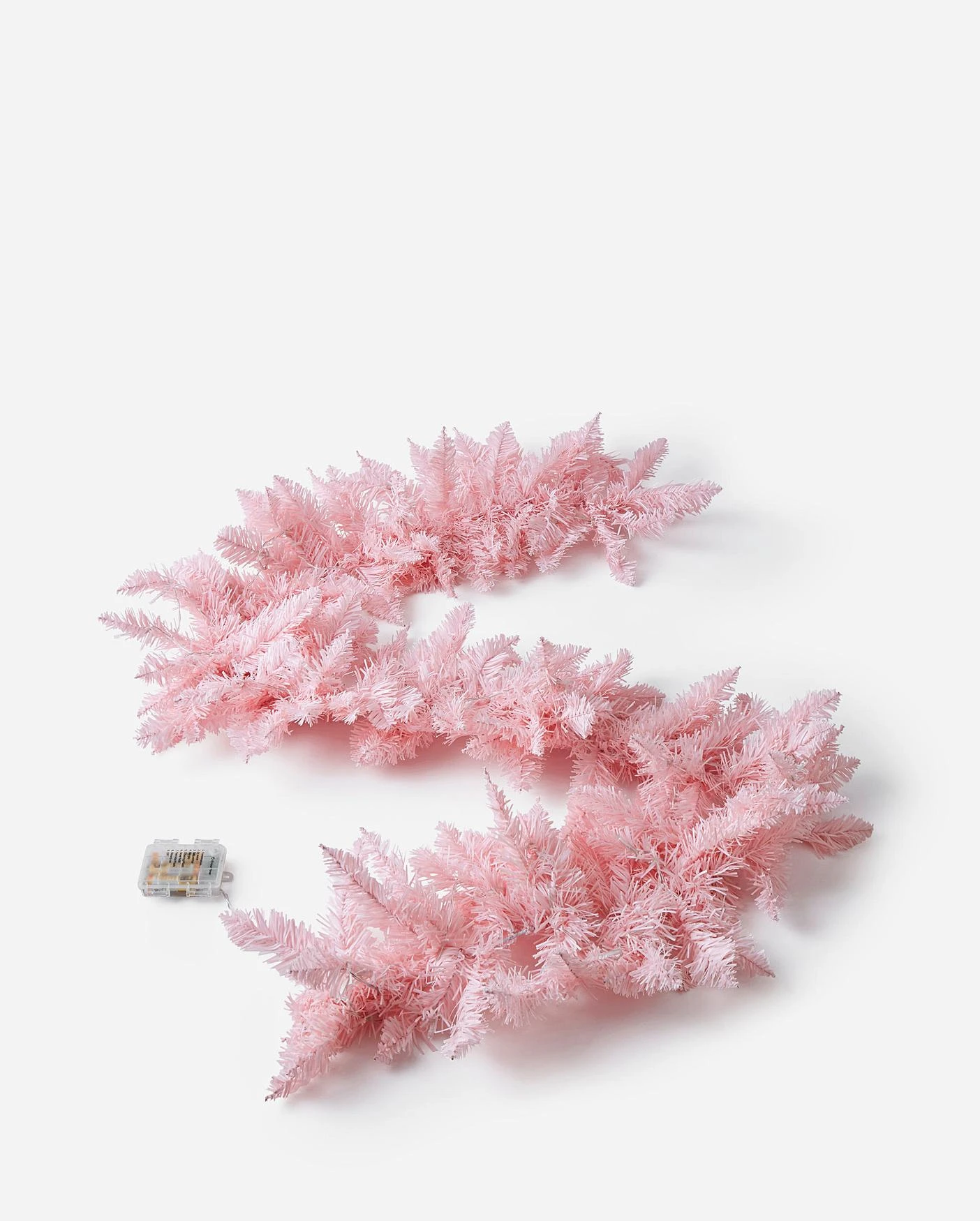 Chamonix Pink Pre-Lit Garland - 1.8m 4 Chamonix Pink Pre-Lit Garland - 1.8m - Image 2