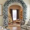 Aspen Flocked Tree Arch - 8ft 2 Aspen Flocked Tree Arch - 8ft -Yankee Candle Sales Shop z01ct468500s