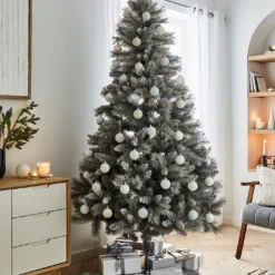 Grey Glitter Christmas Tree