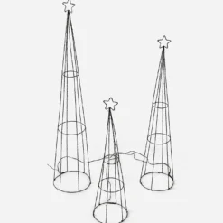 LED Pyramid Trees - Set Of 3 -Yankee Candle Sales Shop z01dn642500s