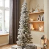 Grey Glitter Tipped Slim Christmas Tree 1 Grey Glitter Tipped Slim Christmas Tree -Yankee Candle Sales Shop z01dn676500s