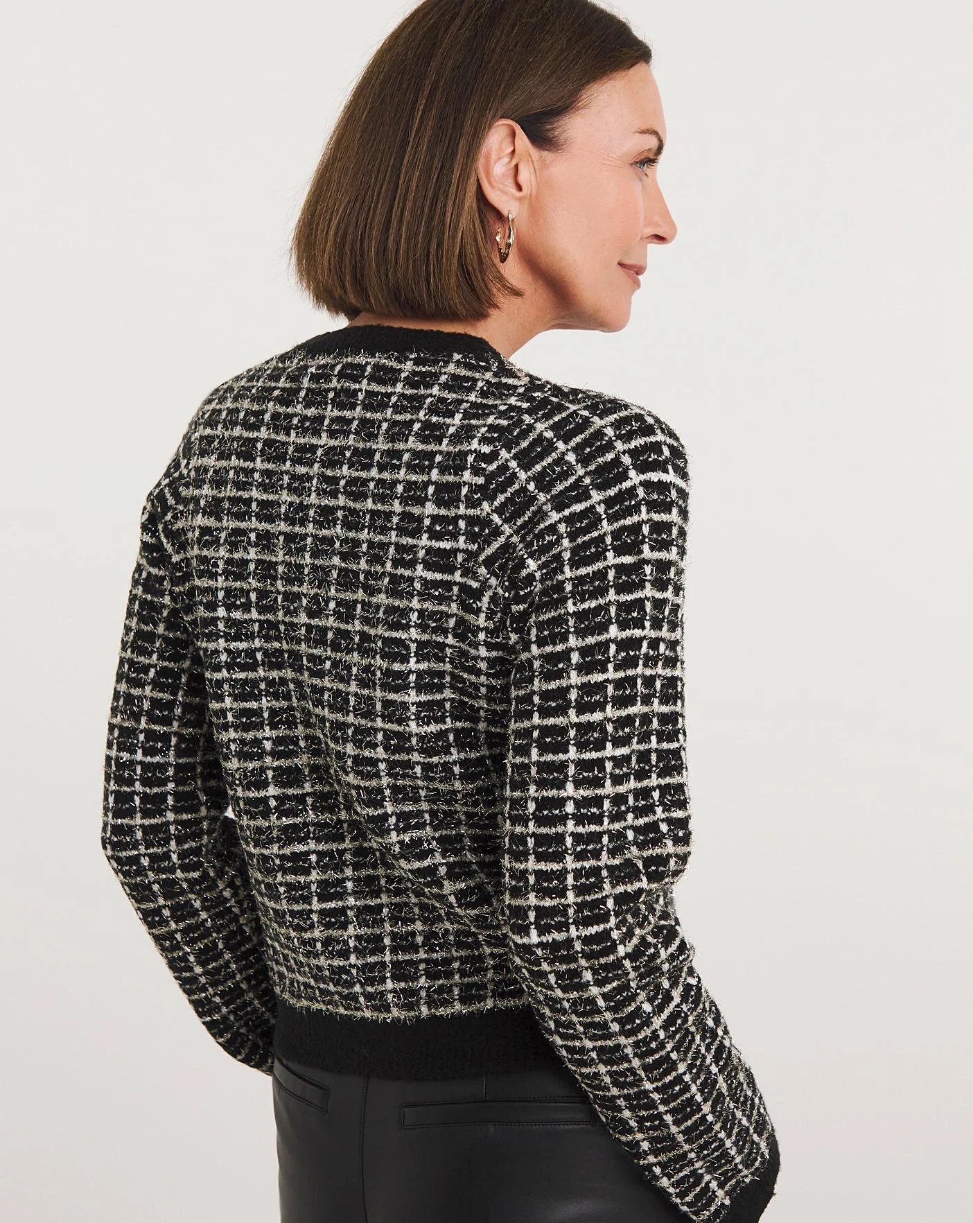 Check Cardigan 6 Check Cardigan - Image 4