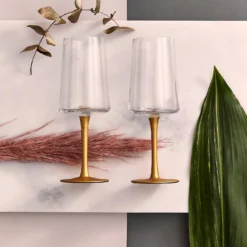 Spode Set Of 2 Wine Glasses -Yankee Candle Sales Shop z01lp120502s