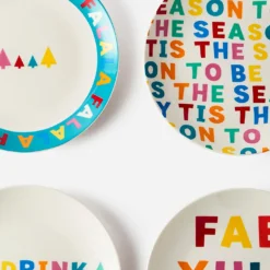 Merry And Bright Set Of 4 Side Plates -Yankee Candle Sales Shop z01lp622502s