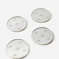 Star Set Of 4 Mirrored Coasters -Yankee Candle Sales Shop z01lp756506s