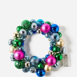 Lit Bauble Wreath -Yankee Candle Sales Shop z01mt504501s