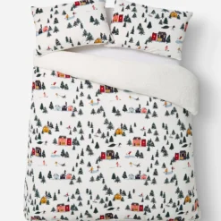 Winter Scene Fleece Duvet Set -Yankee Candle Sales Shop z01zl145502s