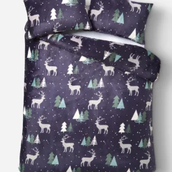Cosy Stag Fleece Duvet Set -Yankee Candle Sales Shop z01zl147502s