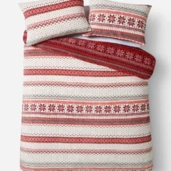 Fairisle Fleece Duvet Set -Yankee Candle Sales Shop z01zl169501s