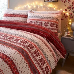 Fairisle Fleece Duvet Set -Yankee Candle Sales Shop z01zl169504s